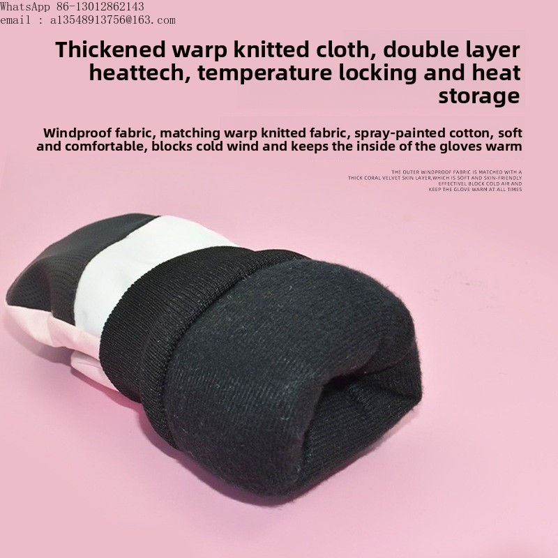 Ski fleece thickened fashion w - Ski Glove Waterproof 评论和价格
