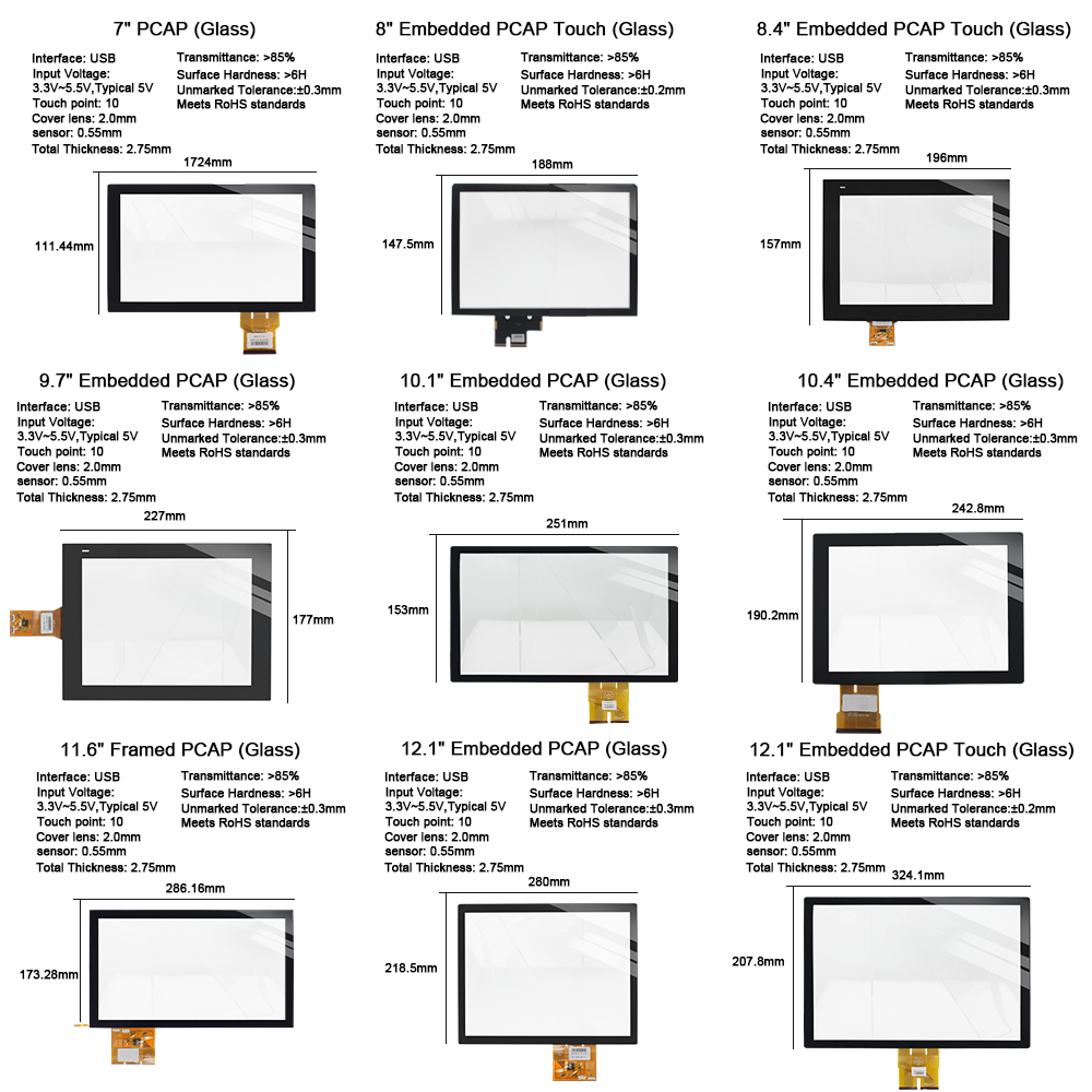 19 Inch PCAP  Screen Industria - Touchscreen Glove Capacitive 评论和价格