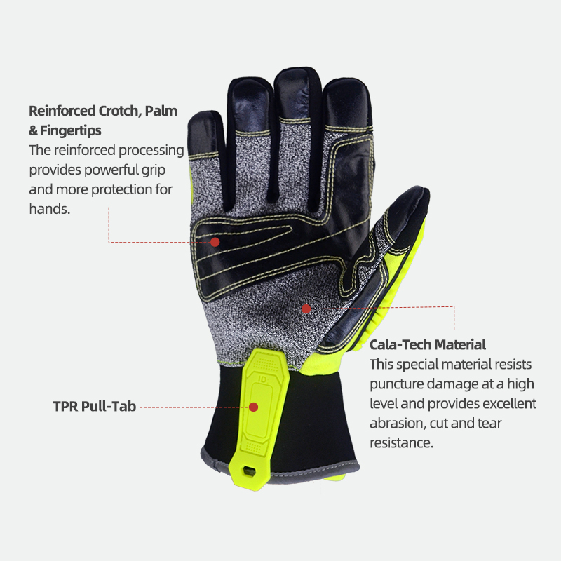 XYEHS ANSI CUT A5 Rescue Extri - Work Glove Impact 评论和价格