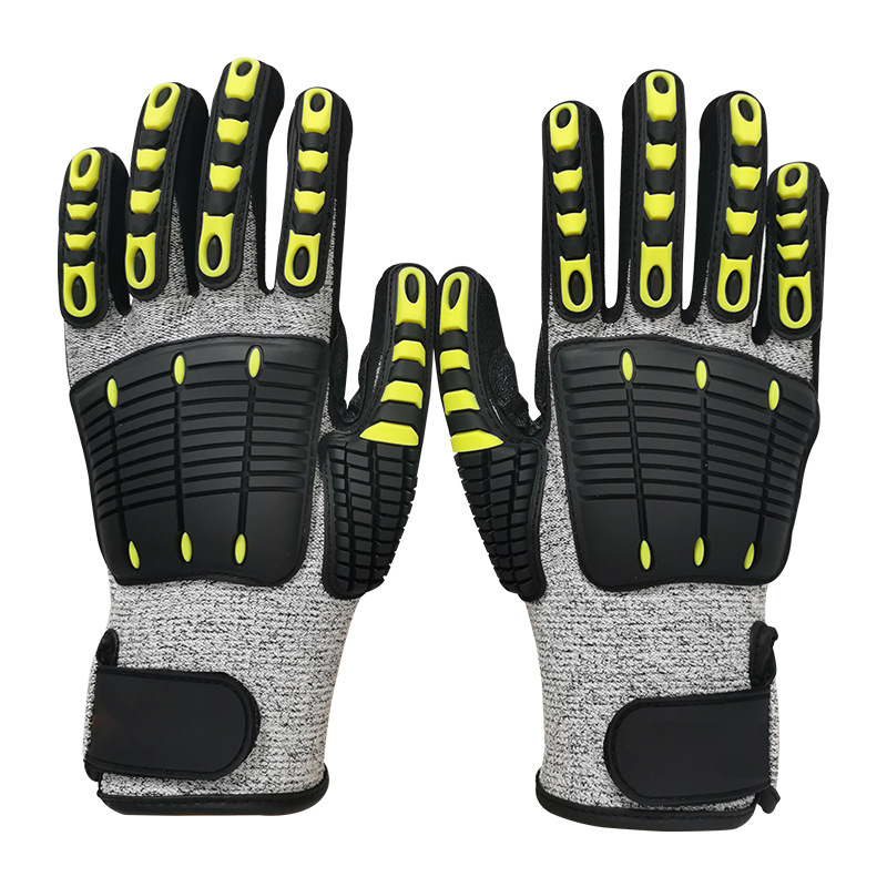 Anti Vibration Gloves SBR Padd - Work Glove Impact 评论和价格