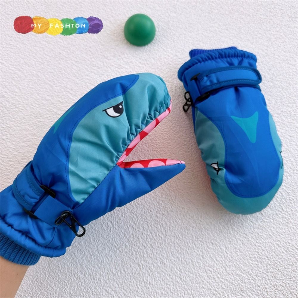 Cartoon Children Ski Gloves Wa - Ski Glove Waterproof 评论和价格