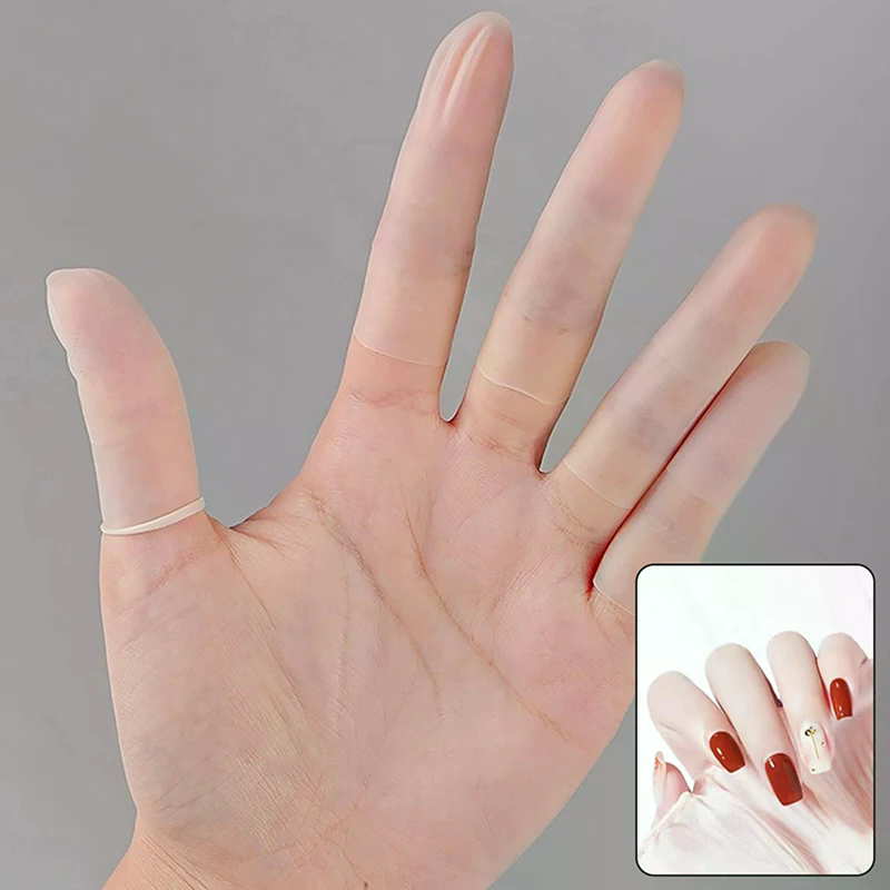 100/200PCS Nail Art Finger Pro - Latex Disposable Glove 评论和价格