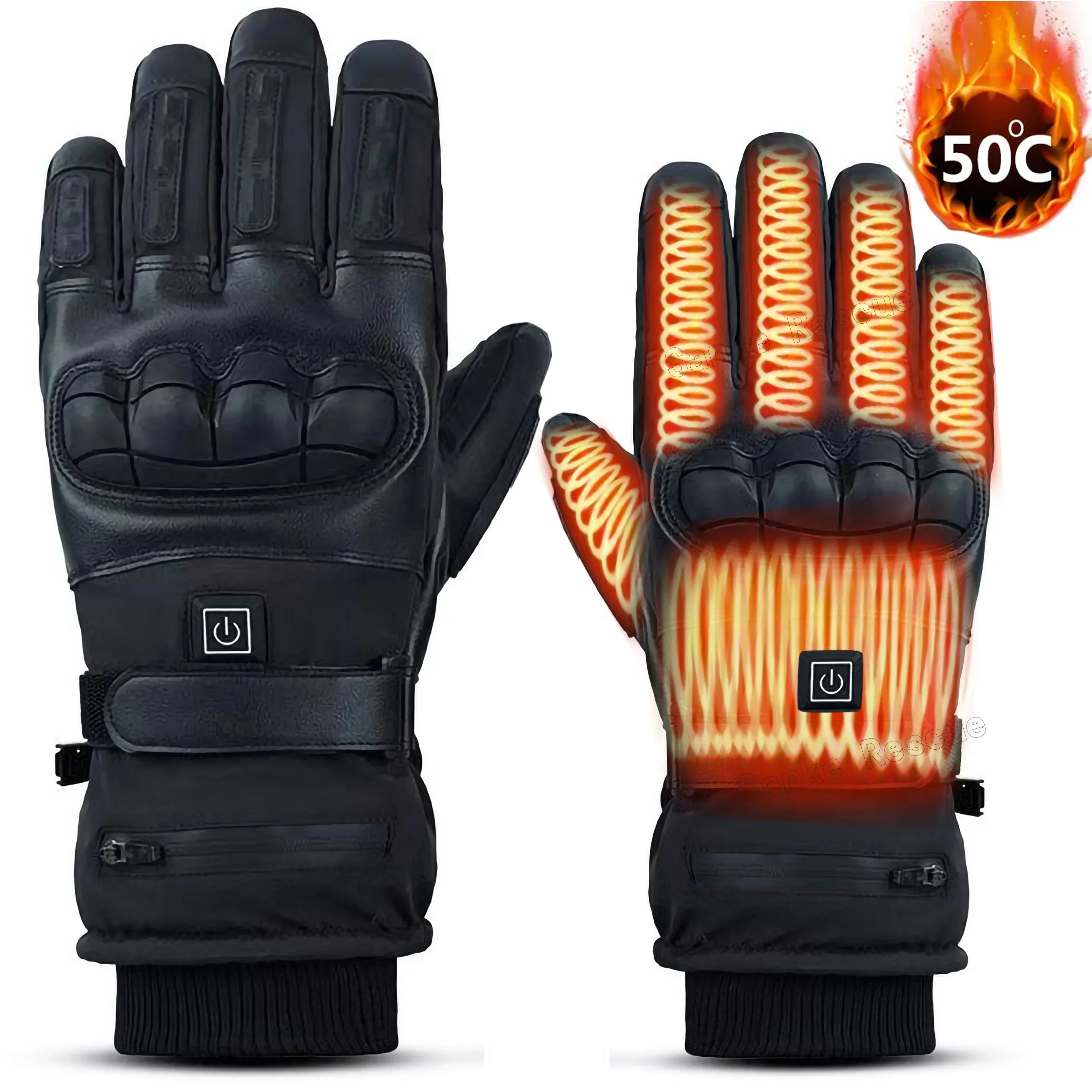Electric Heated Gloves Thermal - Ski Glove Waterproof 评论和价格