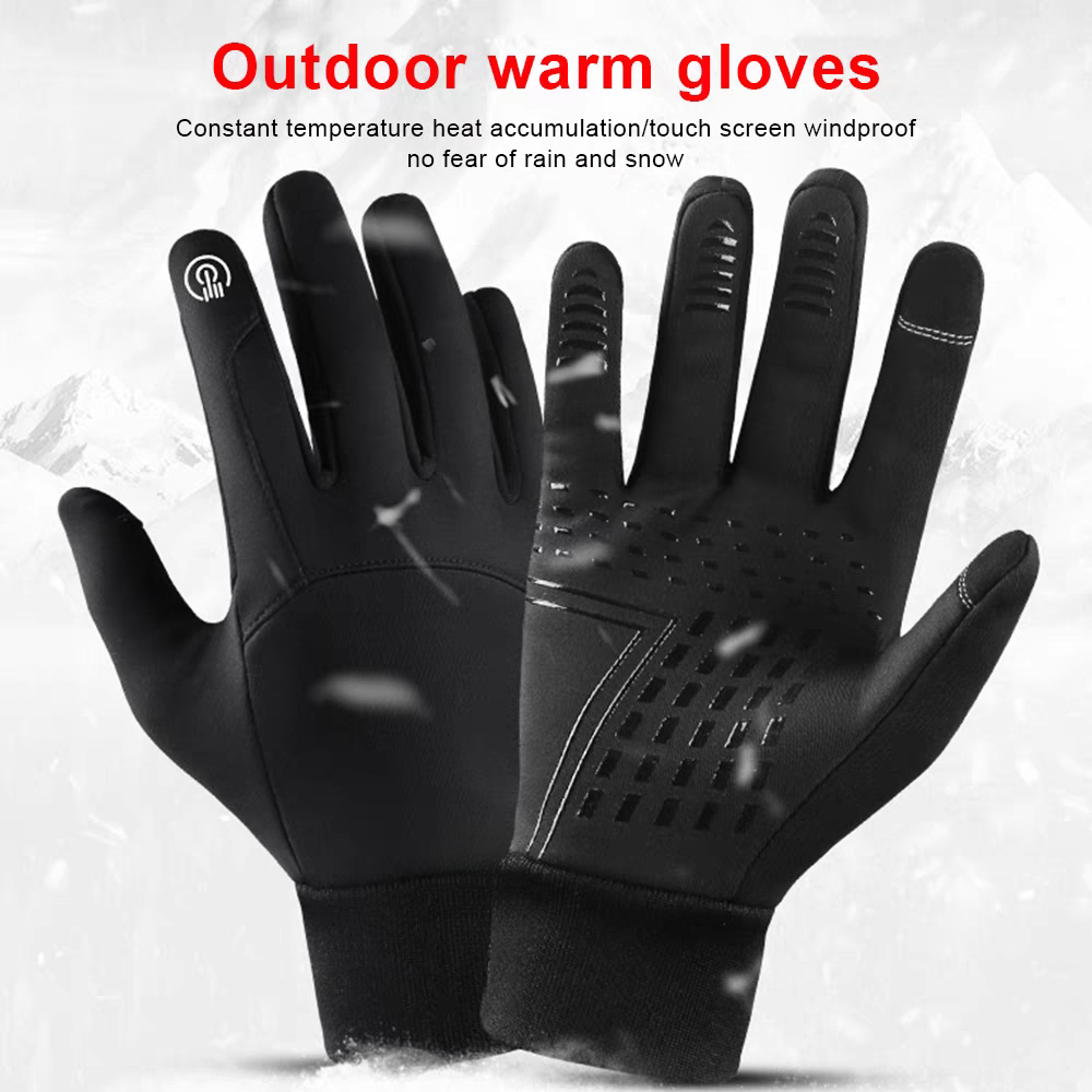 Autumn Winter Men Women Gloves - Ski Glove Waterproof 评论和价格